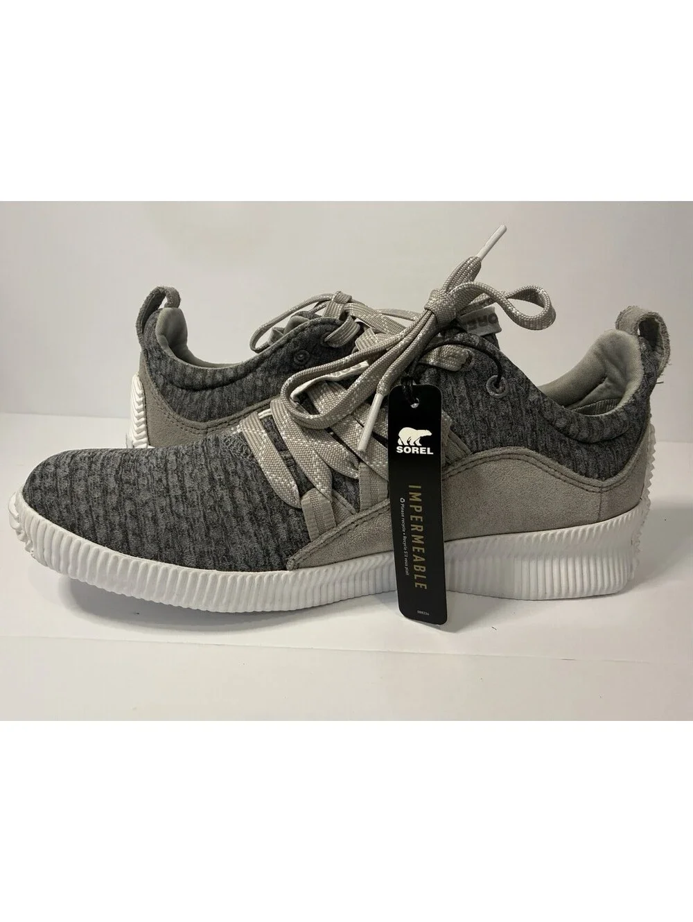 SOREL Out ‘N About Plus Sneakers Women’s Gray Size 7 Outdoor Comfort Shoes NWT